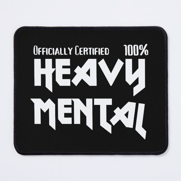 Aperçu de l'œuvre Headbanger mental lourd Metalhead Mosher créée et vendue par Rockstorr.