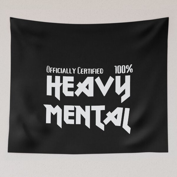 Item preview, Heavy Mental Headbanger Metalhead Mosher designed and sold by Rockstorr.