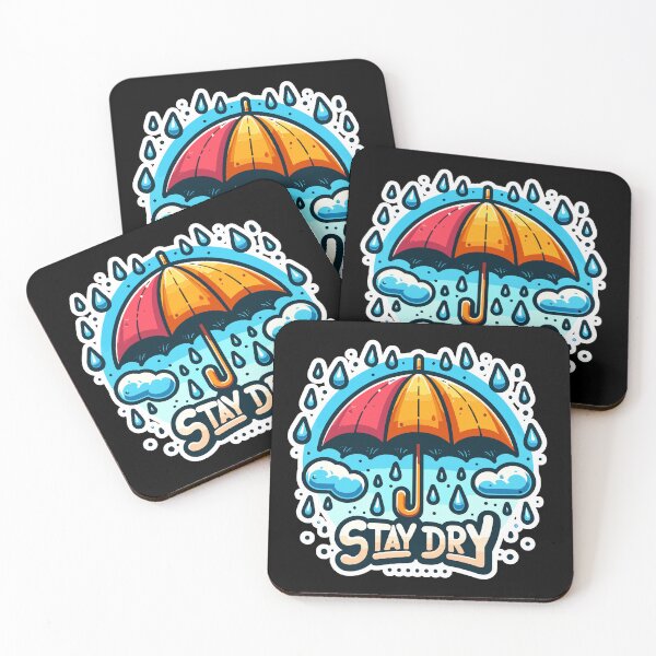 Item preview, Stay Dry - Umbrella Illustration designed and sold by MrERNST.