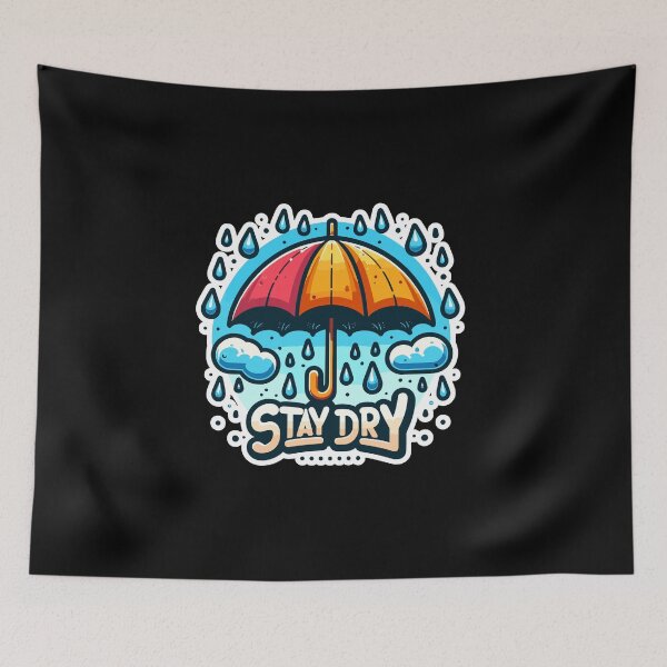Item preview, Stay Dry - Umbrella Illustration designed and sold by MrERNST.
