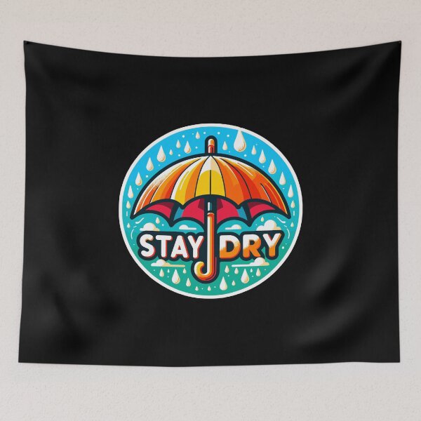 Item preview, Stay Dry - Umbrella Illustration designed and sold by MrERNST.