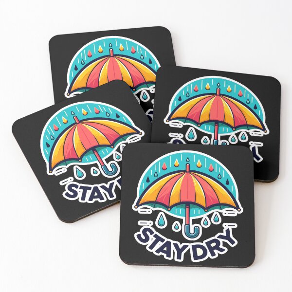 Item preview, Stay Dry - Umbrella Illustration designed and sold by MrERNST.