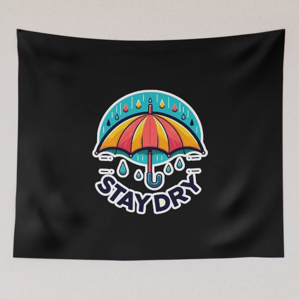 Item preview, Stay Dry - Umbrella Illustration designed and sold by MrERNST.