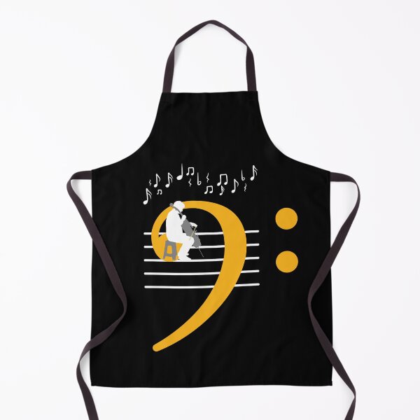 Item preview, Cello with bass clef designed and sold by piesdesignart.
