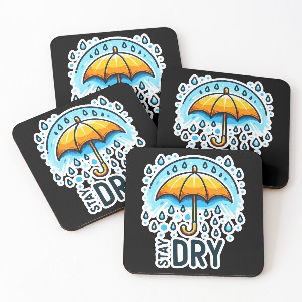 Item preview, Stay Dry - Umbrella Illustration designed and sold by MrERNST.