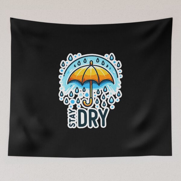 Item preview, Stay Dry - Umbrella Illustration designed and sold by MrERNST.