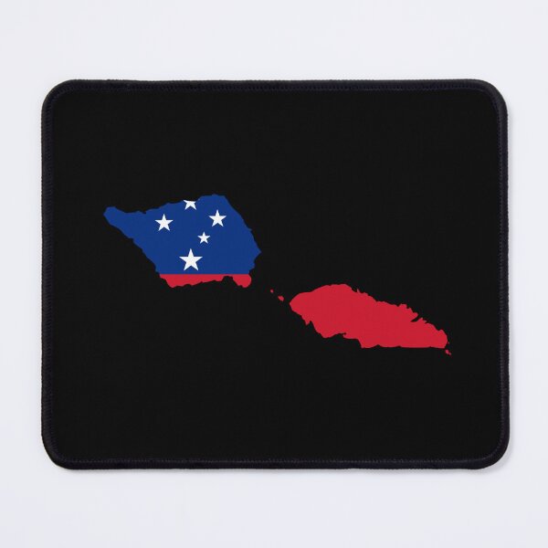 Item preview, Flag Map of Samoa designed and sold by feether-store.