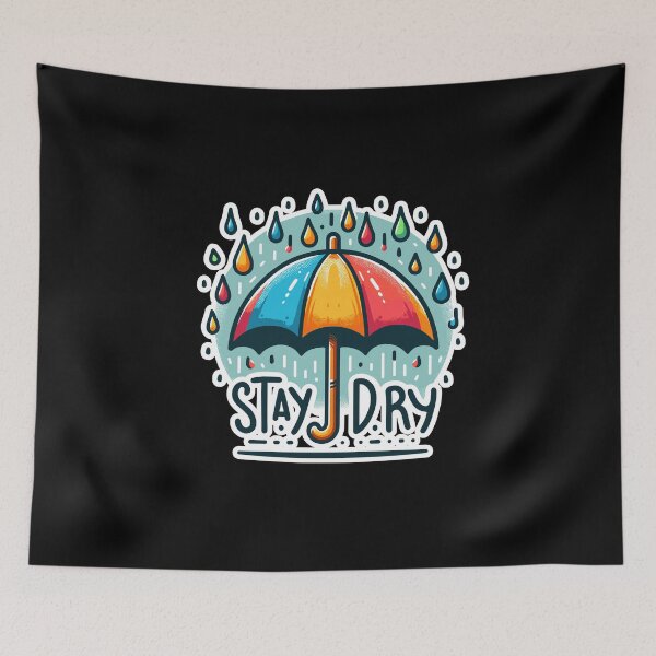 Item preview, Stay Dry - Umbrella Illustration designed and sold by MrERNST.
