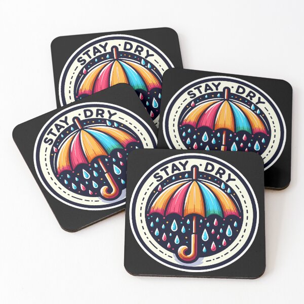 Item preview, Stay Dry - Umbrella Illustration designed and sold by MrERNST.