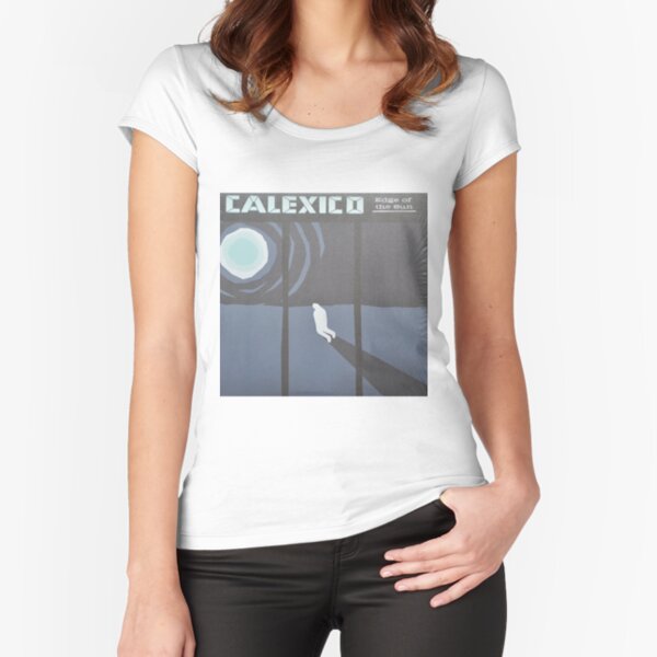 Calexico Edge of the sun LP Sleeve artwork fan art Fitted Scoop T-Shirt