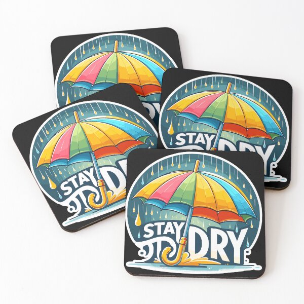 Item preview, Stay Dry - Umbrella Illustration designed and sold by MrERNST.