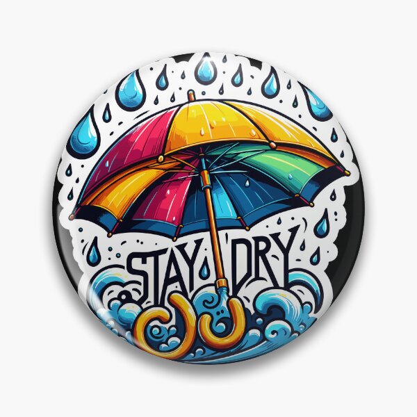 Item preview, Stay Dry - Umbrella Illustration designed and sold by MrERNST.