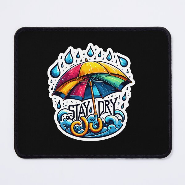 Item preview, Stay Dry - Umbrella Illustration designed and sold by MrERNST.