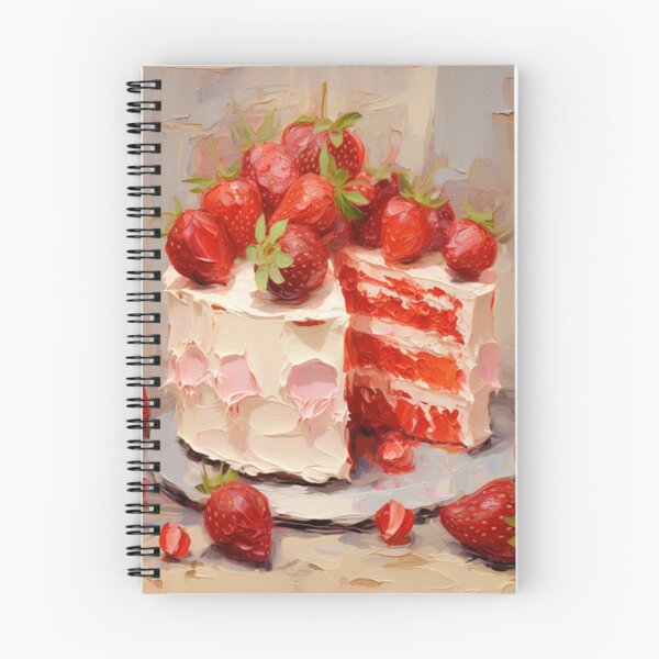 Item preview, Impasto Series - Cream and Strawberry Cake designed and sold by PrincessaCharms.