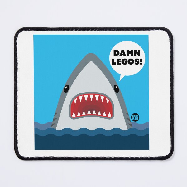 Item preview, DAMN LEGOS SHARK designed and sold by TODD GOLDMAN.