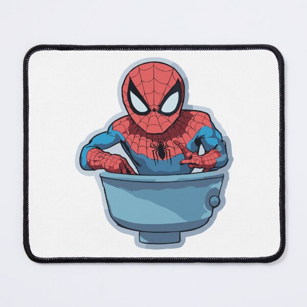 Item preview, Web-Slinging Spider: Spidey web-slinger Hilarious Toilet Paper roll across the bathroom designed and sold by SpideyUniversz.