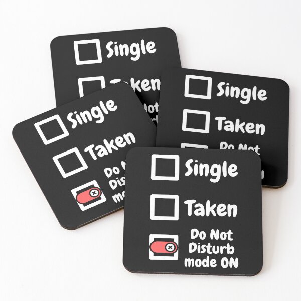 Item preview, Single, Taken, Do Not Disturb mode ON, DND designed and sold by Cerulean-Shop.