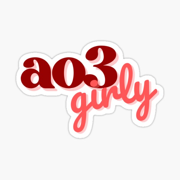 Item preview, "ao3 girly" Archive Of Our Own Girly designed and sold by stuffsforyou2.