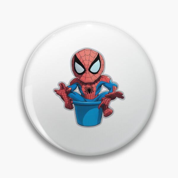 Item preview, Web-Slinging Spider: Spidey web-slinger Hilarious Toilet Paper roll across the bathroom  designed and sold by SpideyUniversz.