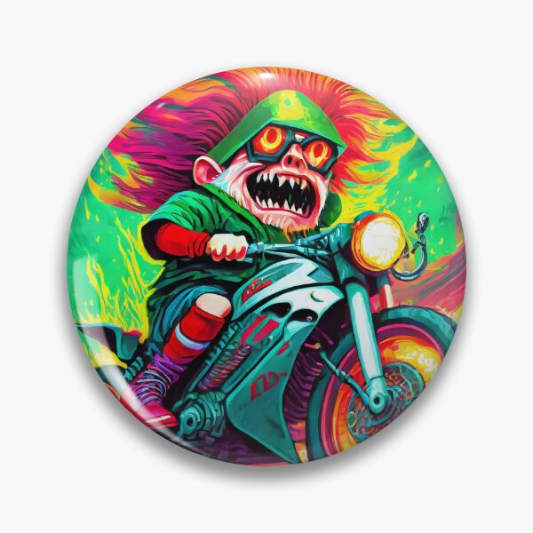 Item preview, Fierce Gnome on a Motorcycle designed and sold by BADESIGNZZ.