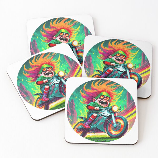 Item preview, Fierce Gnome on a Motorcycle designed and sold by BADESIGNZZ.