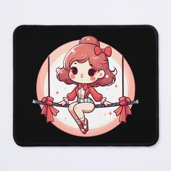 Item preview, Circus girl give show on flying trapeze designed and sold by TomFrontierArt.