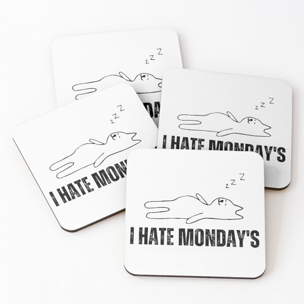 Item preview, I Hate Monday's | Lazy Monday quotes designed and sold by PurpleWay.