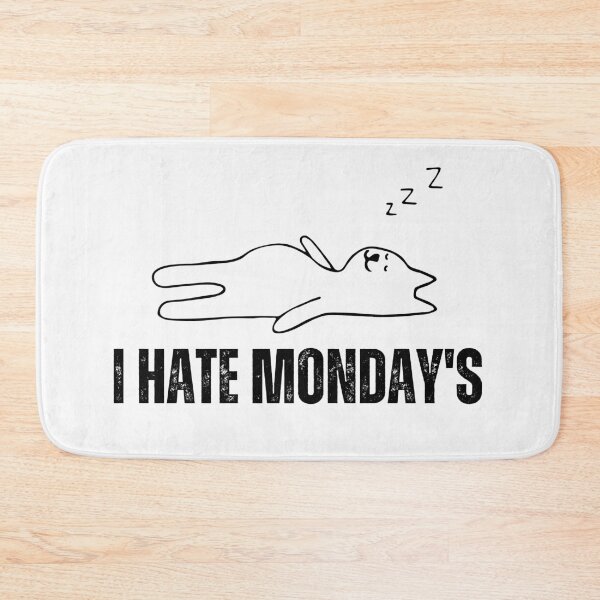 Item preview, I Hate Monday's | Lazy Monday quotes designed and sold by PurpleWay.