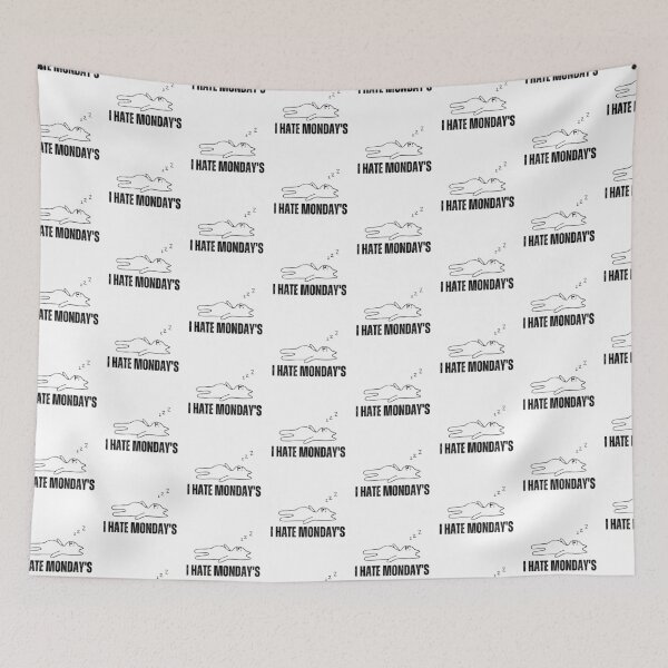 Item preview, I Hate Monday's | Lazy Monday quotes designed and sold by PurpleWay.