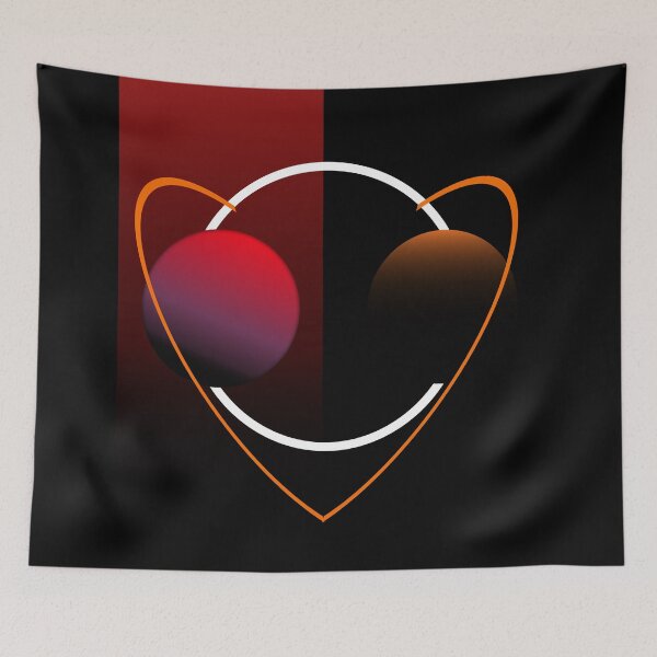 Item preview, Colorful Abstract Heart  designed and sold by RGSMOOTHFINGER.