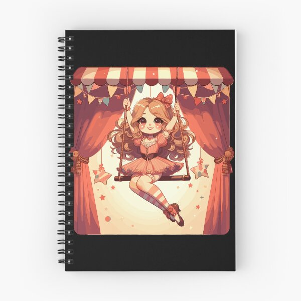Item preview, Circus girl give show on flying trapeze designed and sold by TomFrontierArt.