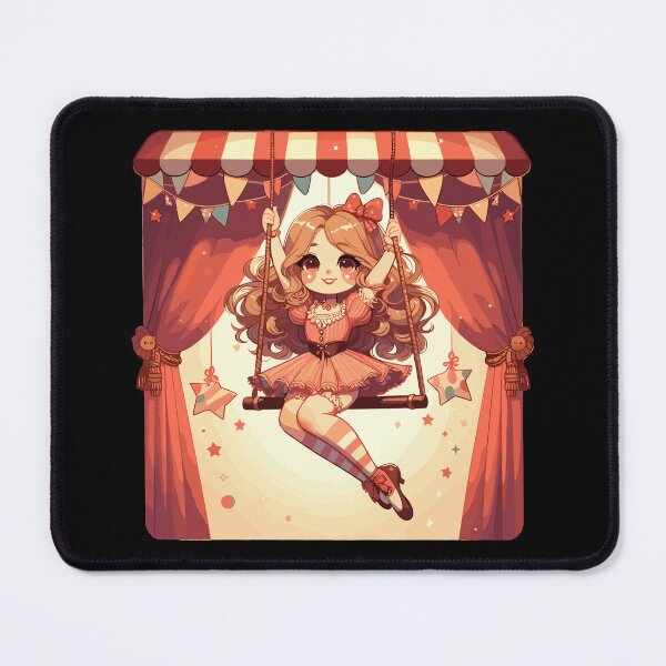 Item preview, Circus girl give show on flying trapeze designed and sold by TomFrontierArt.