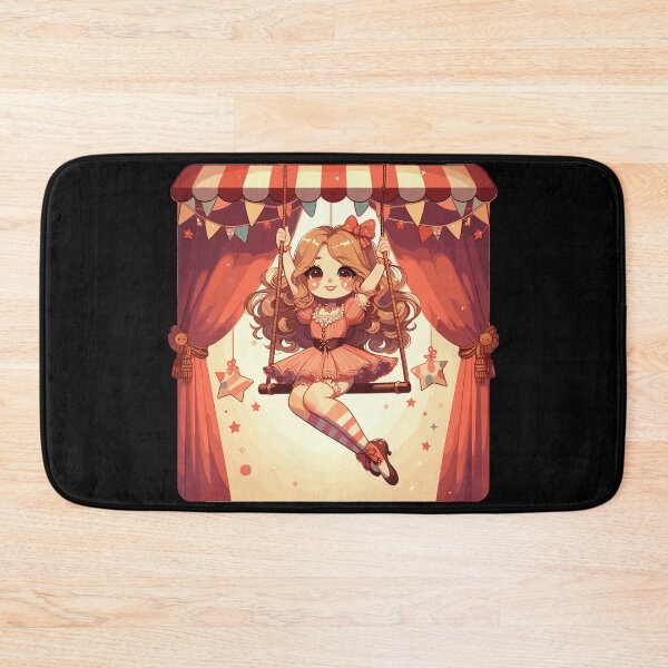 Item preview, Circus girl give show on flying trapeze designed and sold by TomFrontierArt.