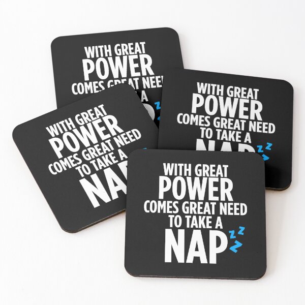 Item preview, with great power comes great need to take a nap designed and sold by Walter-Jrr.