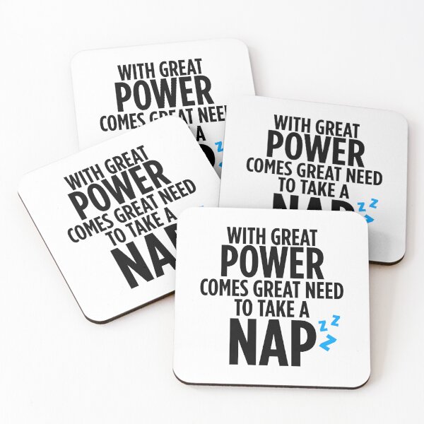 Item preview, with great power comes great need to take a nap designed and sold by Walter-Jrr.
