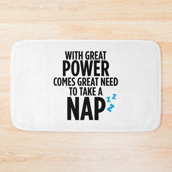 Item preview, with great power comes great need to take a nap designed and sold by Walter-Jrr.