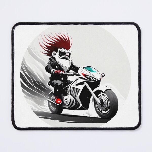 Item preview, Cool Santa on a Motorcycle designed and sold by BADESIGNZZ.