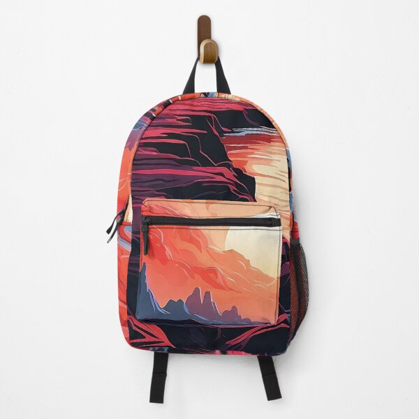 Item preview, Crimson Swirl: Sunset Majesty Over Tranquil Waters designed and sold by ArtComixHaven.