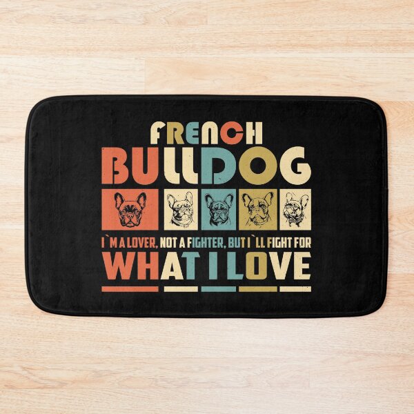 Item preview, French Bulldog Retro Design designed and sold by Hansani Nuwanmini Jayawickrama.