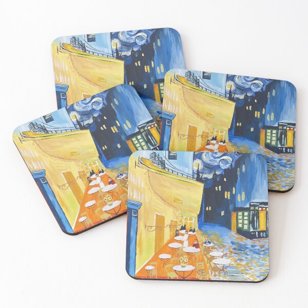 Item preview, A Combination of Van Gogh's Pieces into a Cafe Terrace at Night  designed and sold by vickykuprewicz.