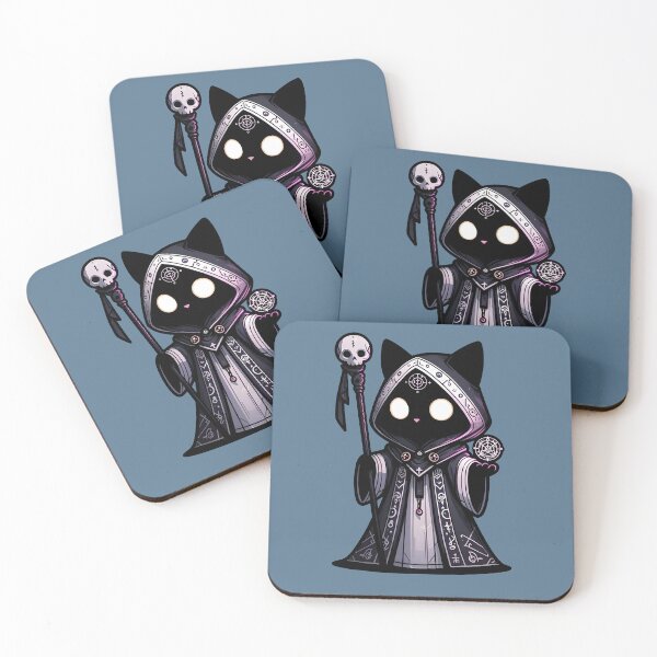 Item preview, Necromancer Cat designed and sold by Truck Stop One.