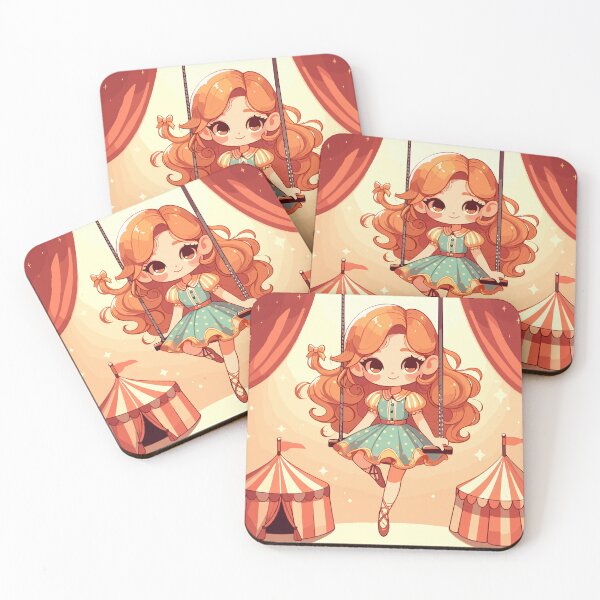 Item preview, Circus girl give show on flying trapeze designed and sold by TomFrontierArt.