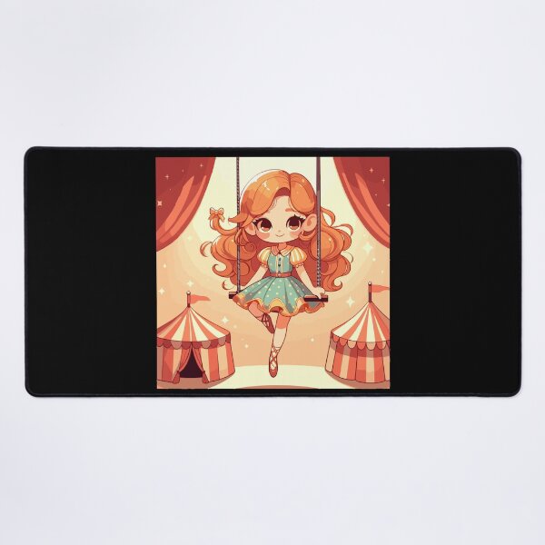 Item preview, Circus girl give show on flying trapeze designed and sold by TomFrontierArt.