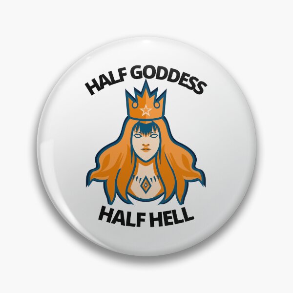 Item preview, Half Goddess Half Hell | Powerful women quotes designed and sold by PurpleWay.
