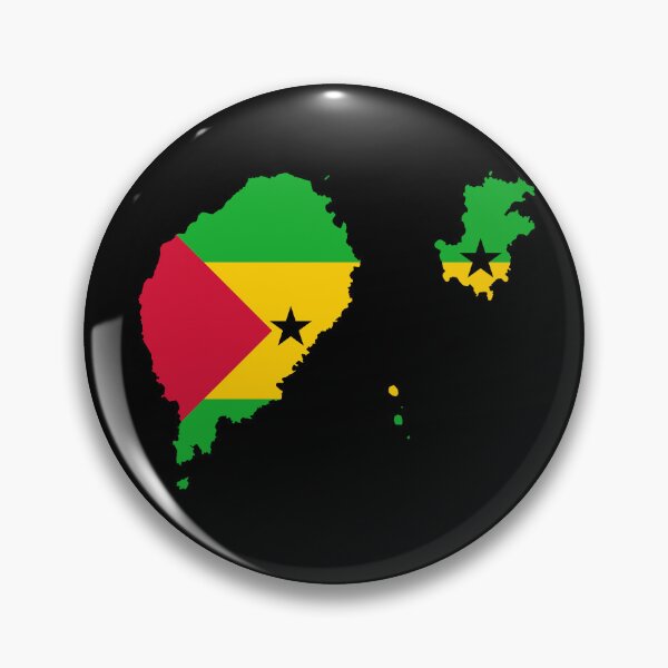 Item preview, Flag Map of Sao Tome and Principe designed and sold by feether-store.
