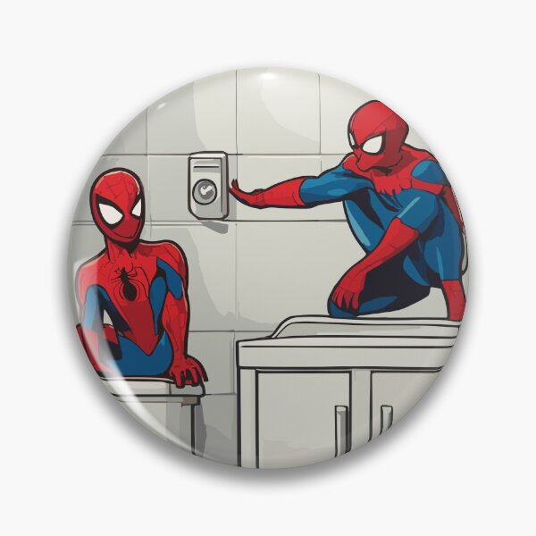 Item preview, Web-Slinging Spiders: Two Spidey web-slinger Hilarious Toilet Paper roll across the bathroom  designed and sold by SpideyUniversz.