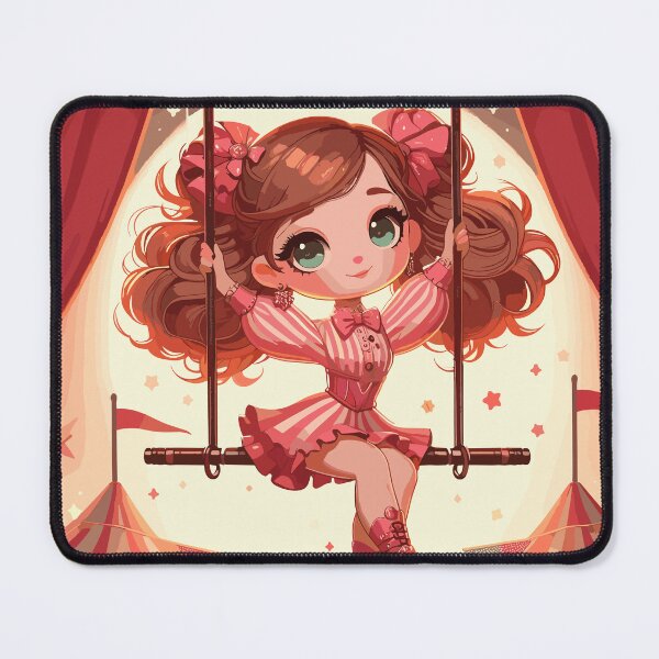 Item preview, Circus girl give show on flying trapeze designed and sold by TomFrontierArt.