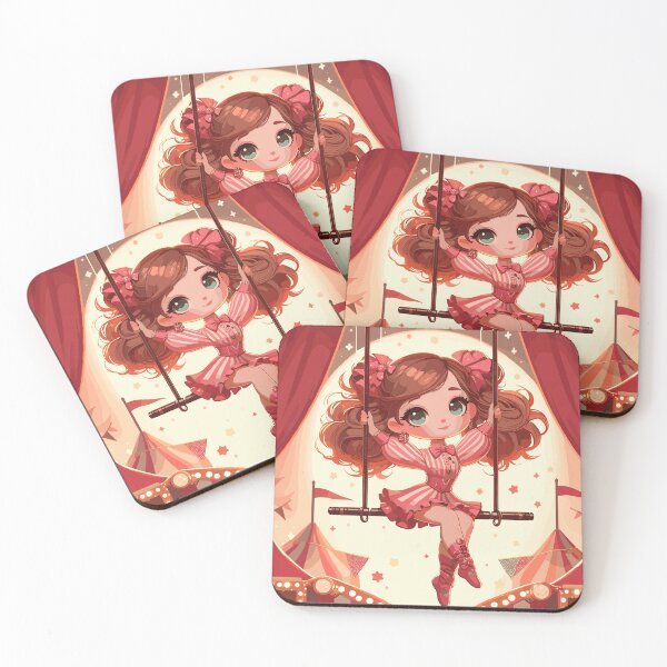 Item preview, Circus girl give show on flying trapeze designed and sold by TomFrontierArt.