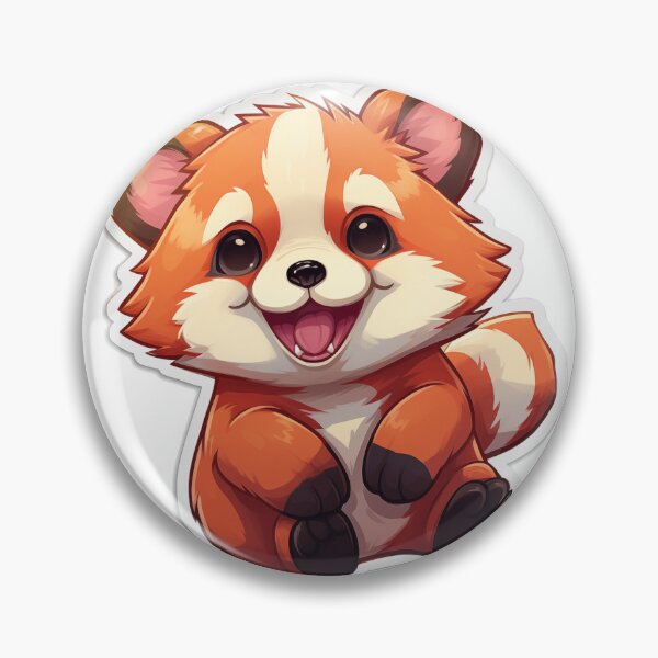 Item preview, Happy smiling red panda designed and sold by GoodThings66.