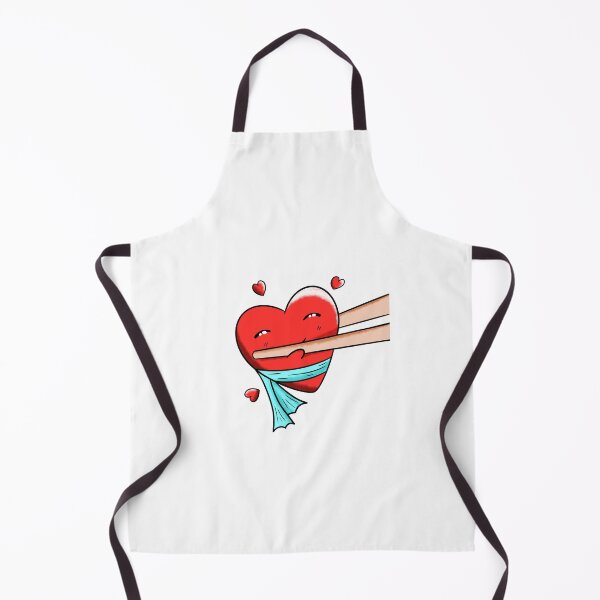 Item preview, Cute Chopstick Picking Heart designed and sold by TeaTimeQueens.